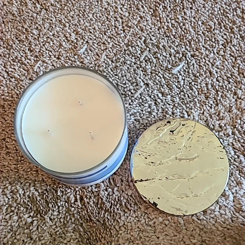 GLACIER MIST 3 Wick Candle Bath And Body Works - Picture 2 of 5